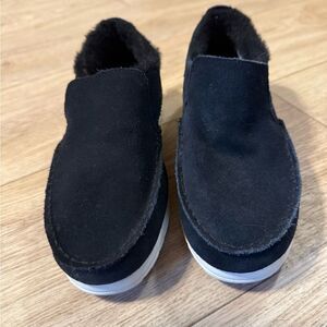 Sperry Mock Sider Moccasin Faux Fur Lined Sneaker Loafer Shoe Womens Siz…